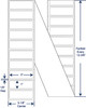 3" x 1" White Fanfold Thermal Transfer Labels – SKU 670353