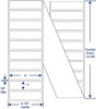 4" x 1" White Fanfold Thermal Transfer Labels – SKU 670803