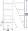 4" x 2 1/2" White Fanfold Thermal Transfer Labels – SKU 670858