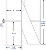 4" x 6 1/2" White Fanfold Thermal Transfer Labels – SKU 670105
