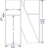 4" x 8" White Fanfold Thermal Transfer Labels – SKU 671005