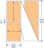 4" x 6" Pastel Orange Fanfold Thermal Transfer Labels – PMS 148 – SKU 640421
