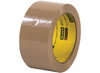 3M Scotch 371 tan carton sealing tape, 2 inches wide by 110 yards per roll, 36 rolls per case, T902371T