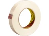 3M Scotch 898 clear high-performance filament tape, 3/4 inch x 60 yards, 48 rolls per case, glass yarn reinforced industrial packaging tape, T914898