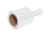 TNB305WHITE white bundling stretch film, 5 inches wide by 1000 feet long, 80 gauge cast film, 12 rolls per case with plastic dispenser