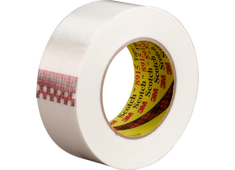 3M Scotch 8915 clear strapping tape, 3/4 inch wide by 60 yards per roll, 48 rolls per case, T9148915