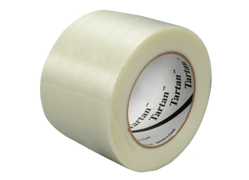 3M Tartan 8934 clear filament tape, 3 inches wide by 60 yards per roll, 12 rolls per case, SKU T9188934