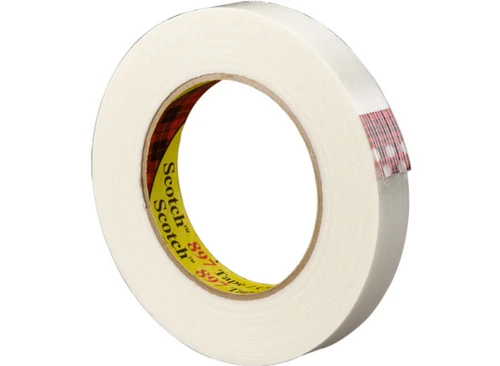 3M Scotch 897 clear filament tape, 2 inch x 60 yards, 24 rolls per case, glass yarn reinforced industrial packaging tape, T917897