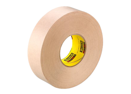 3M 346 heavy-duty tan flatback protective tape, 12 inches wide by 60 yards long, for temporary metal and plastic surface protection, T950346