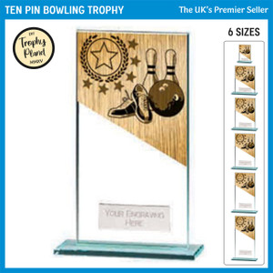 CR22221 Ten Pin Bowling Trophy