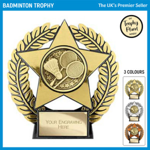 PL25036 Badminton Trophy