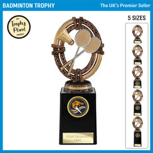 TH26525 Badminton Trophy