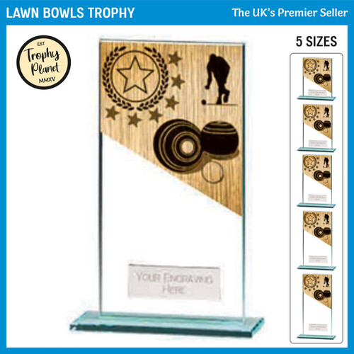 CR22211 Lawn Bowls Trophy