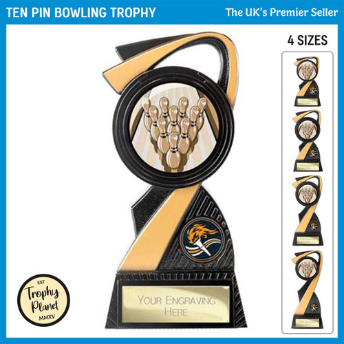 PA26628 Ten Pin Bowling Trophy