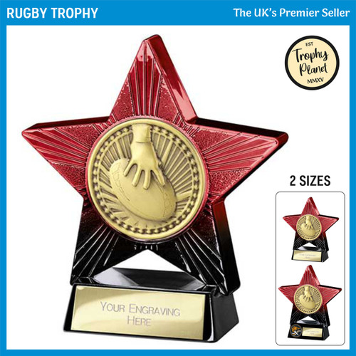 PX25075 Rugby Trophy