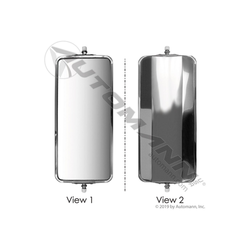 Automann 5639017 box mirror stainless steel 7x16