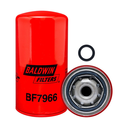 Heavy-Duty Spin-On Fuel Filter (5 µm) for Freightliner, Kenworth & Kawasaki Equipment (BF7966)