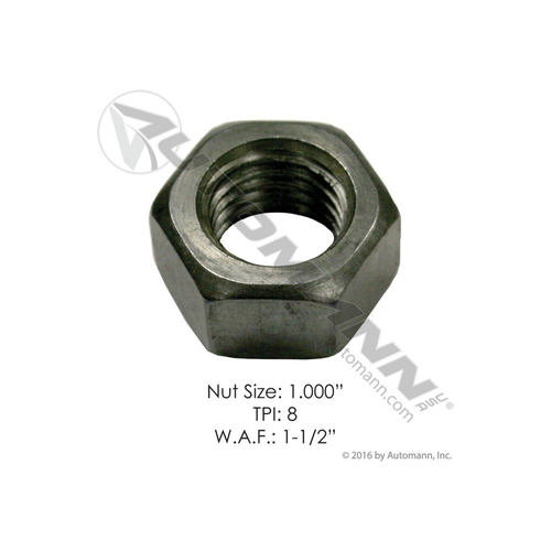 Automann USS Hex Nut 1in-TPI 8 (PNC109)