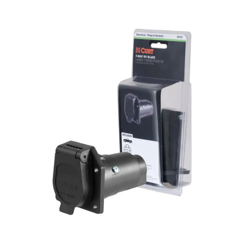 Curt 58151 7-way RV blade connector socket