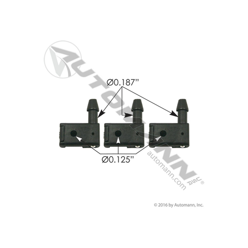 Automann HLK7030 wiper nozzle kit for Peterbilt