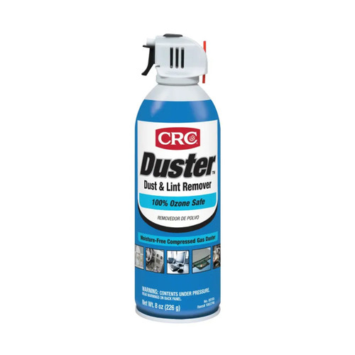 CRC Duster Moisture-Free Dust Remover 8 oz — Compressed Air for Electronics & Office Equipment (05185)