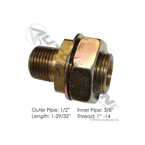 Automann bulkhead coupling 1-29/32in 177.4006