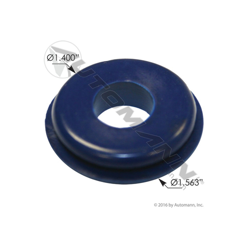 Automann blue poly gladhand seal large face 179.1012