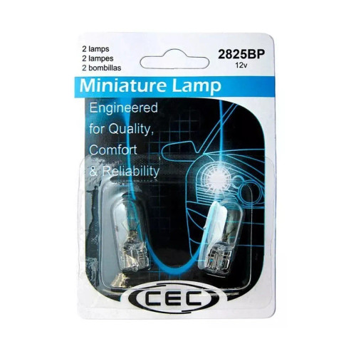 CEC Industries Halogen Lamp T3 1/4 12 V 0.4 A 4.0 CP Card (2825BP)