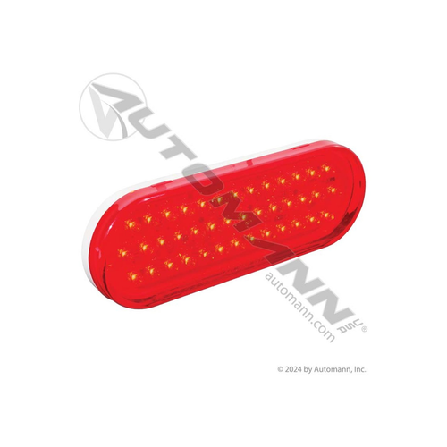 Automann S/T/T Light LED 6in Oval Red (571.LD60R40)
