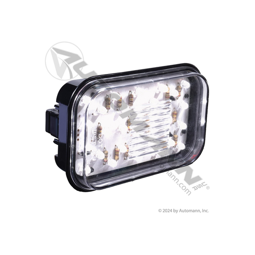 Automann LED back-up light rectangular white