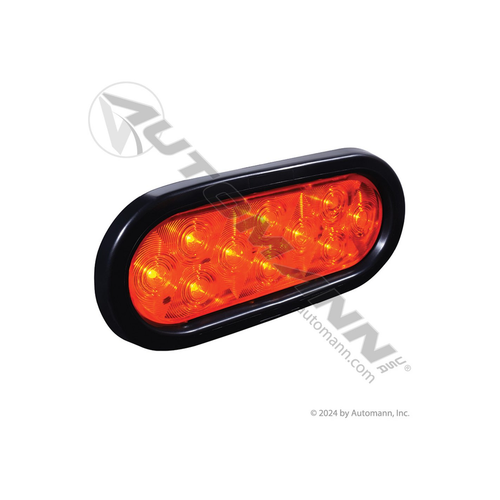 Automann F/P/T Light Kit LED 6in Oval Amber (571.LD60A10-K)