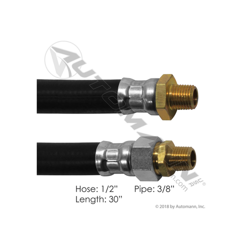Automann air hose assembly 1/2in ID 3/8in NPT 177783
