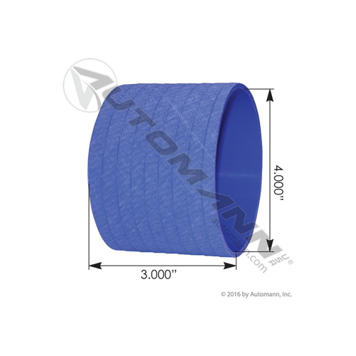 Automann Hose Turbo Outlet Detroit Diesel 4"x3" (561.99594)