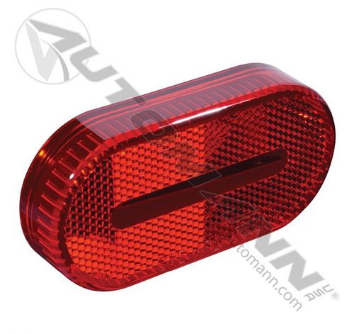 Automann 4 inch oval reflex lens red 571.LG262R.1