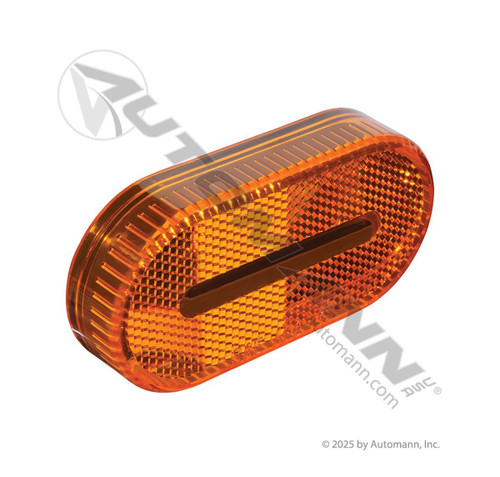 Automann Lens 4in Oval Reflex Amber (571.LG262A.1)