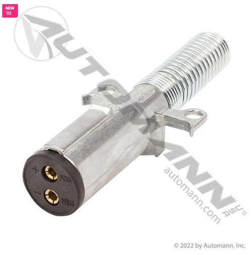 Automann Vertical Dual Pole Plug with Guard | 4 GA | PHI15-338