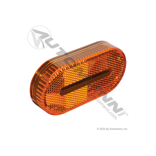 Automann 4in oval amber marker light reflector 571.LG262A