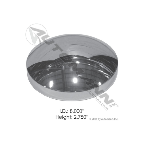 Automann chrome rear hub cap 8.5 axle 562.C1002C