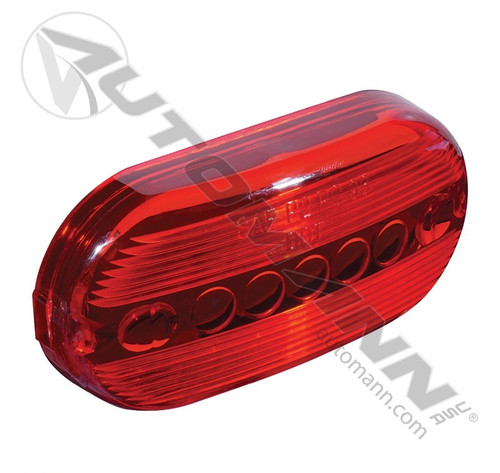 Automann 4 inch oval red lens 571.LG261R.1