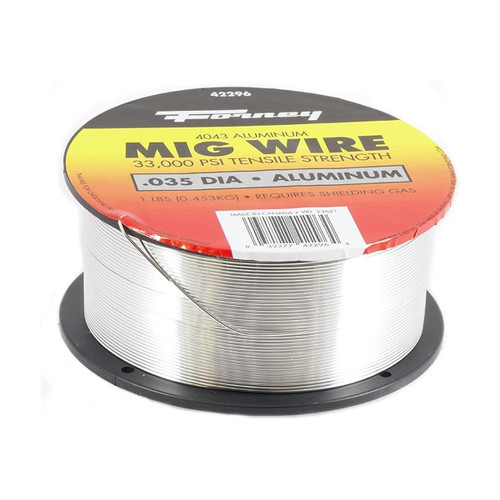 Forney 42296 ER4043 aluminum MIG wire .035 diameter 1lb