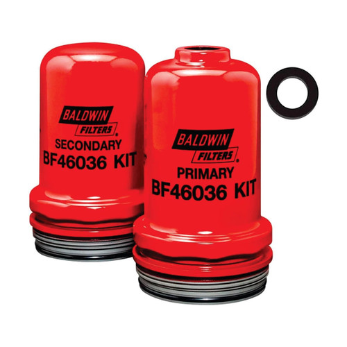 Baldwin BF46036 kit dual fuel filter primary secondary