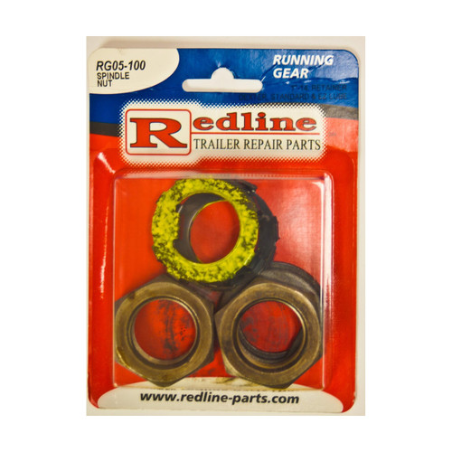 Redneck Spindle Nut Kit, 1"-14 Thread, Fits Redline Axles, 1 Kit (RG05-100)