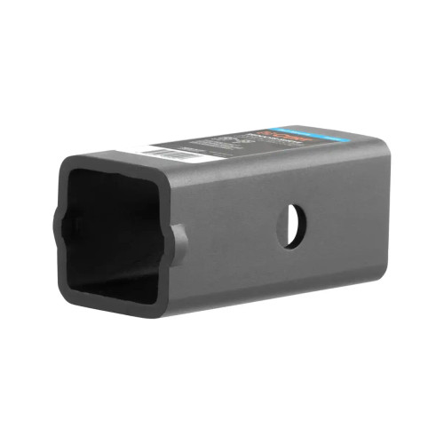 CURT Trailer Hitch Receiver Adapter Reducer Sleeve — Converts 2-1/2" Receiver to 2", Carbide Black (45405)