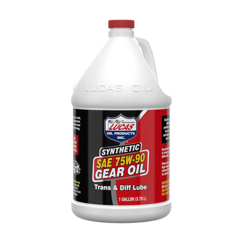 Lucas 10048 Synthetic SAE 75W-90 Gear Oil – Gallon