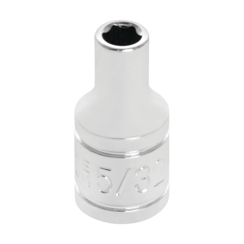 Performance Tool W36005 | 1/4" Drive 5/32" SAE Chrome Socket