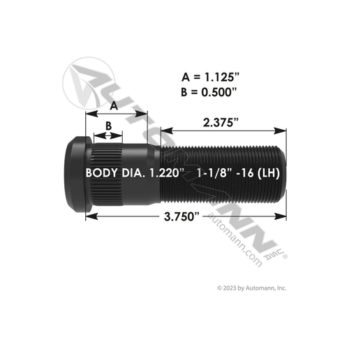 Automann Wheel Stud (201.6193L)