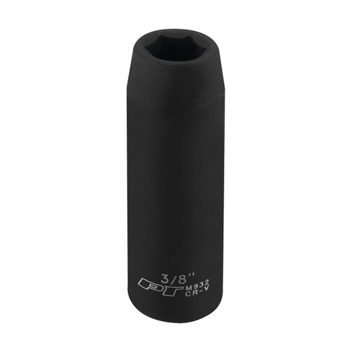 Performance Tool 3/8″ Drive 3/8″ Deep‑Wall 6‑Point Impact Socket (M932)