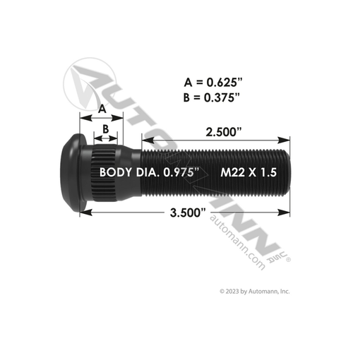 Automann 201.6149 wheel stud