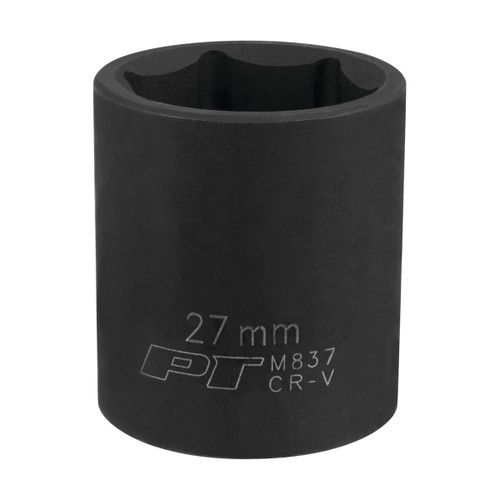 Performance Tool 1/2" Drive 27mm Metric Impact Socket | M837