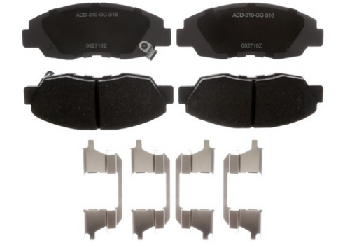 AC Delco Silver Ceramic Front Disc Brake Pad Set (14D465ACHF1)